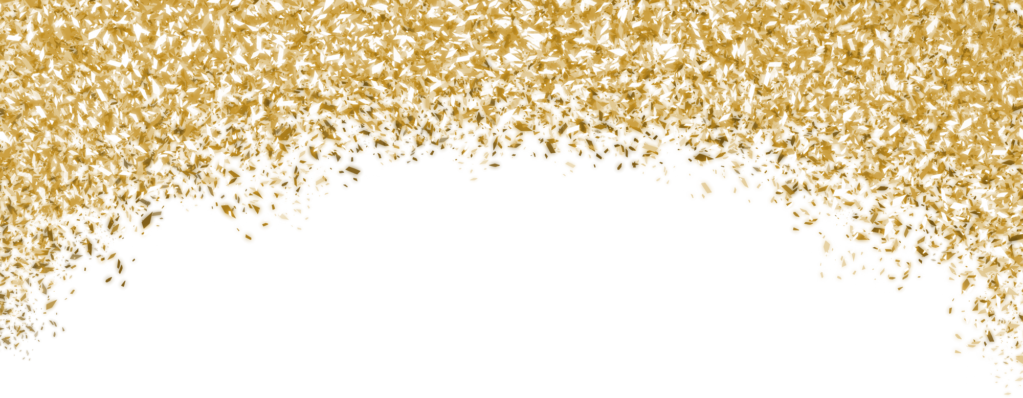 Gold Glitter Border