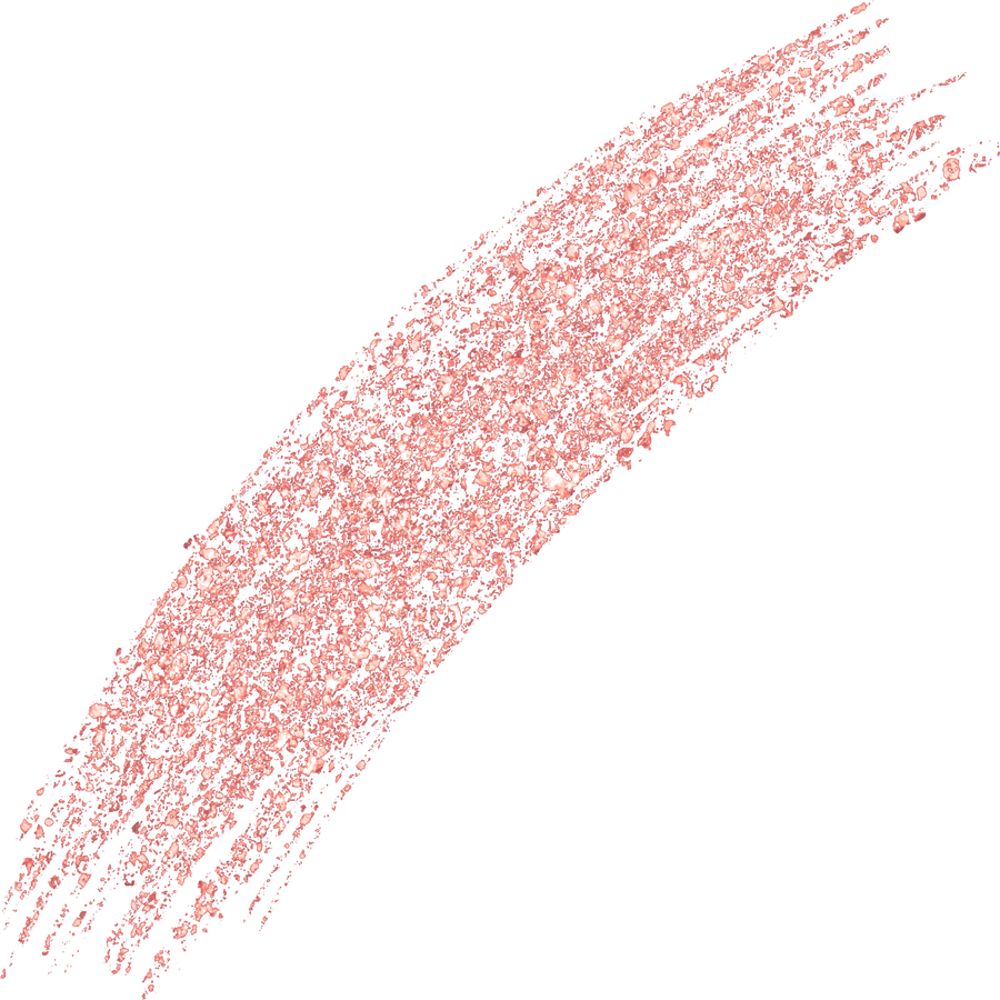 rose gold glitter brush